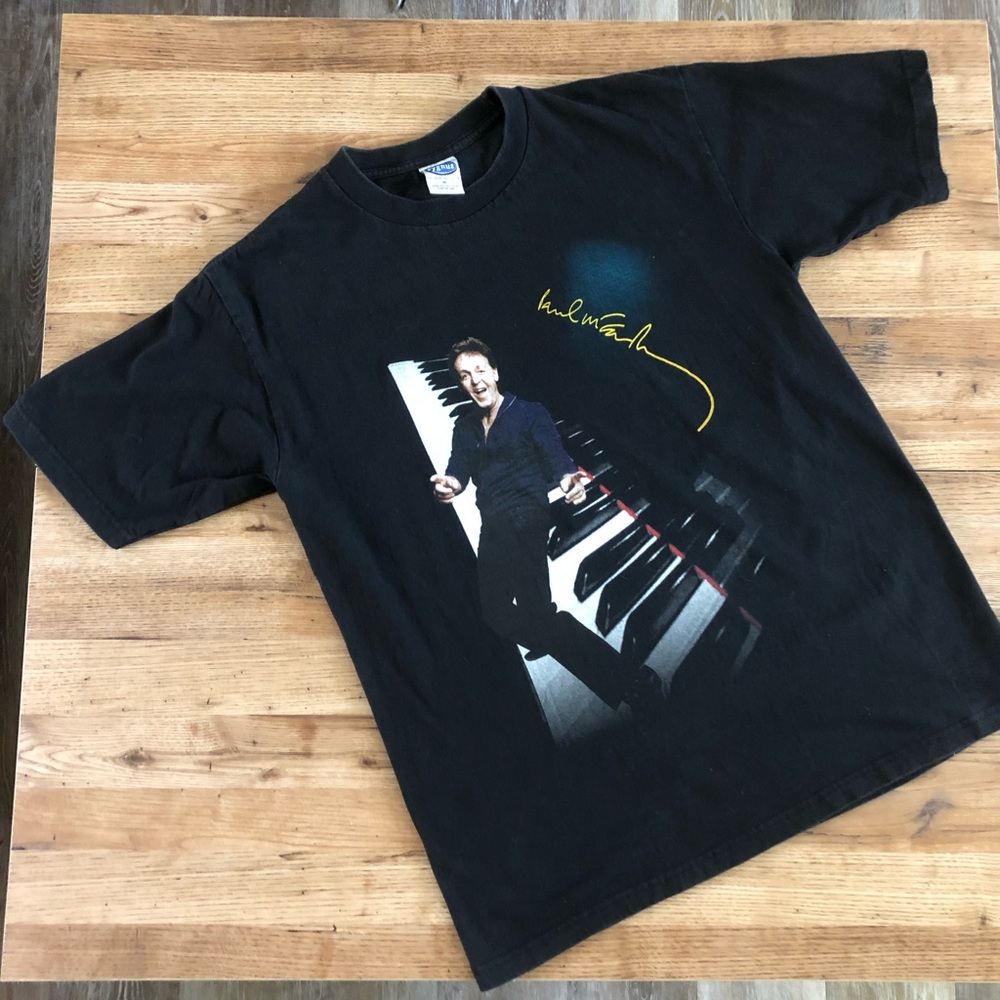 Sir Paul McCartney Back in the U.S. Tour Tee Band Shirt